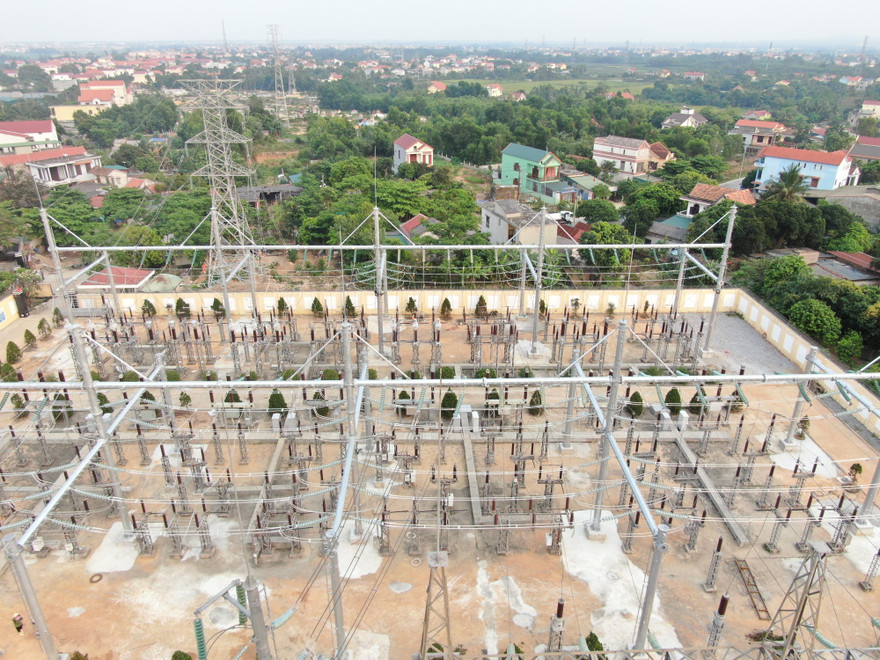 Công trình sân phân phối TBA 220kV Đồng Hới