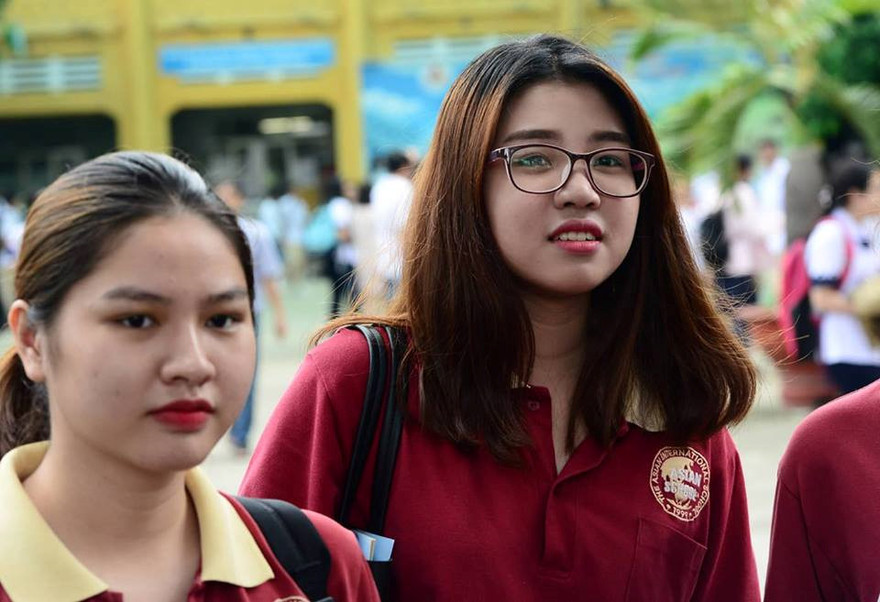 Học sinh tham dự kỳ thi THPT quốc gia 2018. Ảnh: Lê Quân. 