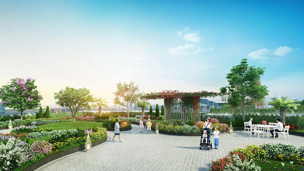 Không gian sống xanh độc đáo tại Imperia Sky Garden
