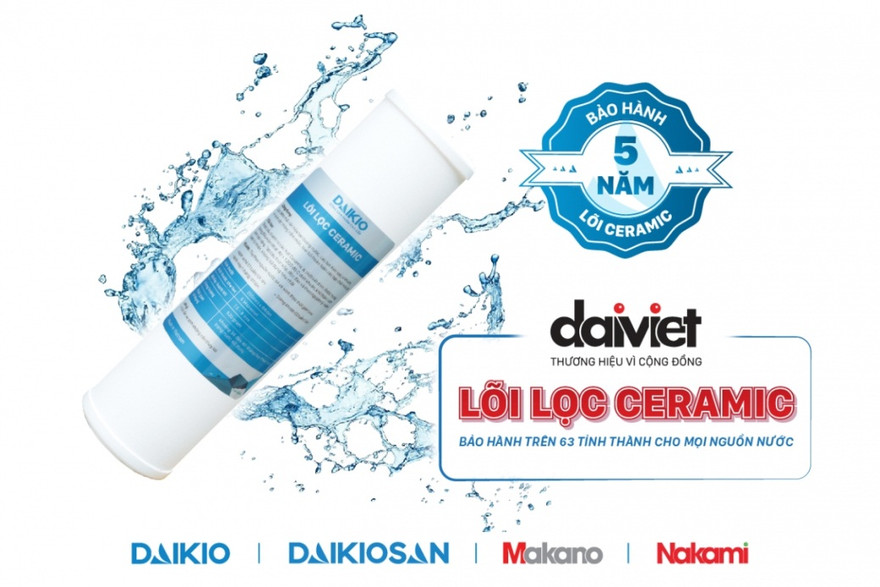 Đại Việt ứng dụng thành công lõi lọc Ceramic bằng sứ tại Việt Nam
