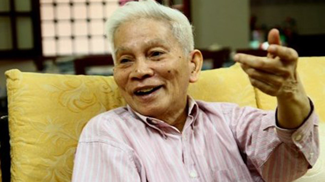 GS. Hoàng Tụy. Ảnh Xuân Trung/giaoduc.net.vn