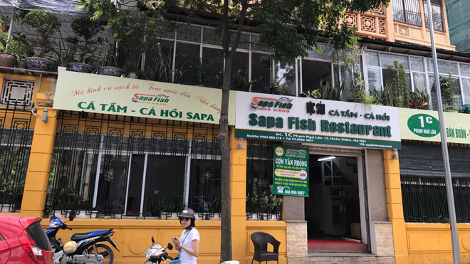 Nhà hàng Cá Tầm bên trong bảo tàng