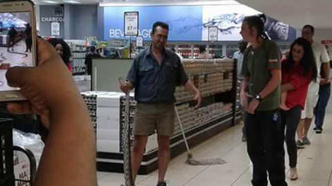 Mở tủ lạnh lấy sữa chua, gặp trăn dài 4 m