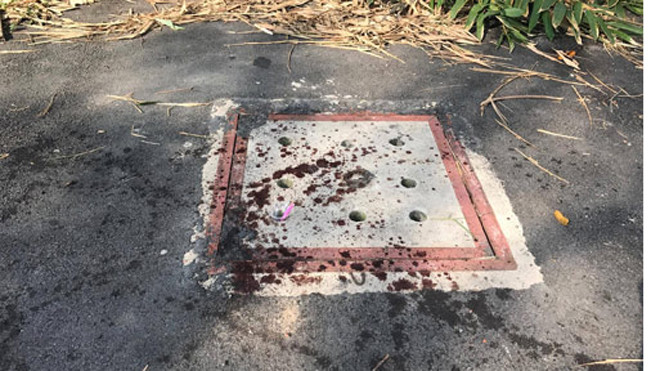 Hiện trường nơi xảy ra vụ việc