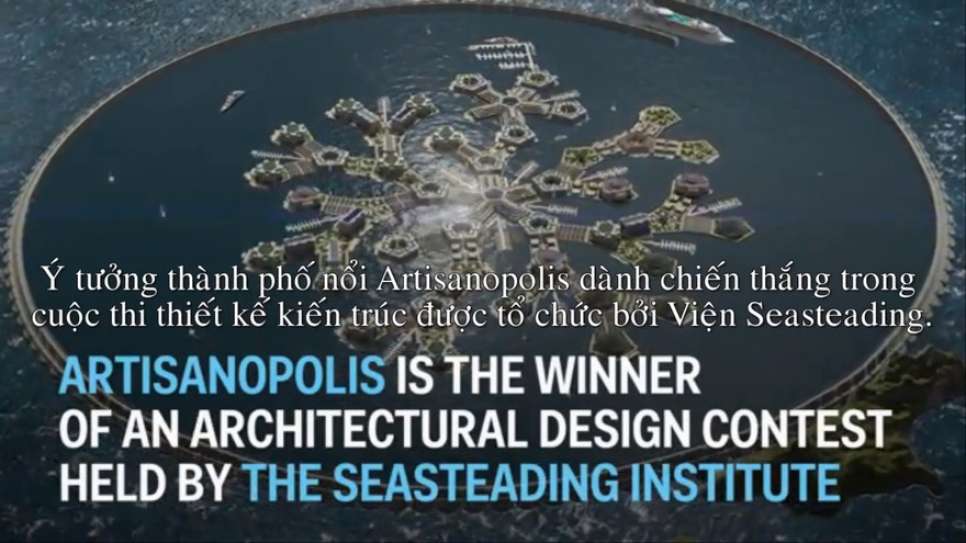 Thành phố nổi có thể thay đổi hình dạng và di chuyển