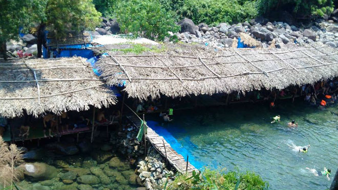 Suối Voi - nơi xảy ra vụ tai nạn.