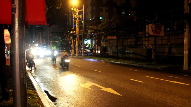 Đoạn đường nơi chị Tuyền bị cướp. Ảnh: Lê Trai.