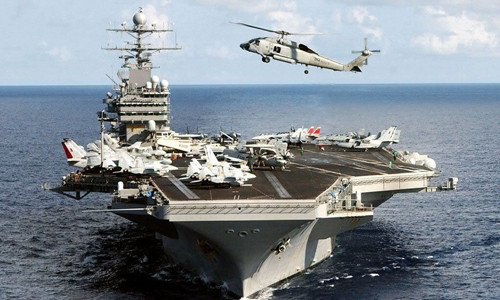 Tàu sân bay USS Jonh C. Stennis của hải quân Mỹ. Ảnh: US Navy