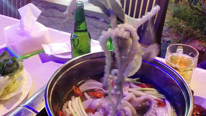 Lãnh đạo Sở NN&PTNT Kiên Giang khẳng định, hải sản Phú Quốc an toàn, thông tin nhiễm độc là thất thiệt. Ảnh: Việt Tường.