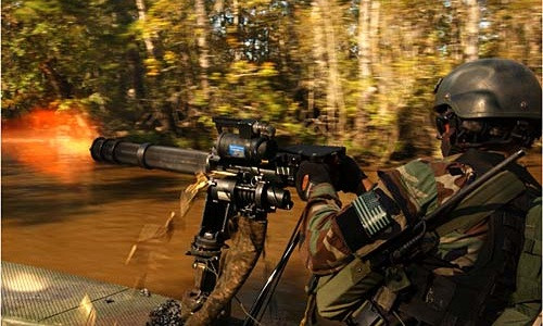 Một khẩu súng máy Gatling của Mỹ. Ảnh: Wikipedia