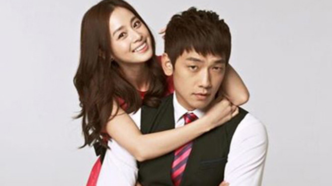 Kim Tae Hee và Bi Rain.