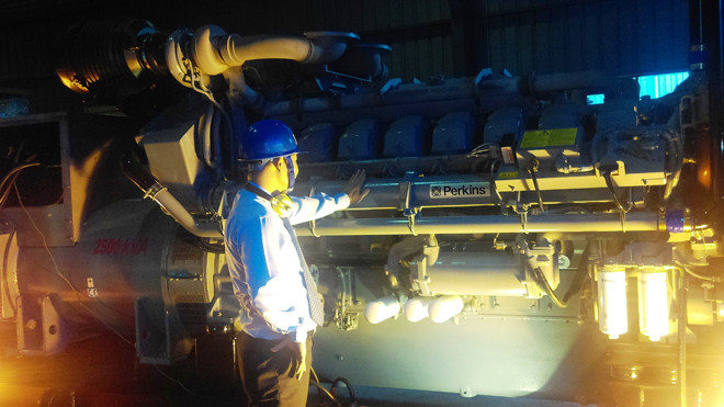 Tổ máy phát điện có công suất lớn được xuất khẩu sang Campuchia.