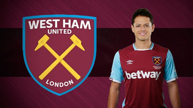 Chicharito sẽ khoác áo West Ham mùa tới.