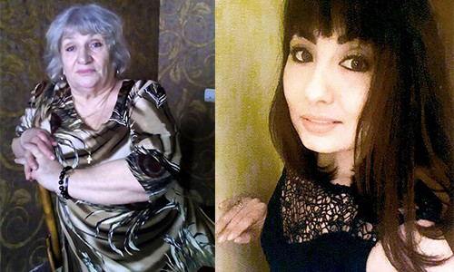 Bà Zoya và con gái Katya (không phải con ruột).