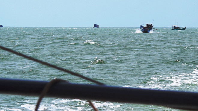 Khu vực biển gần đảo Hòn Chuối