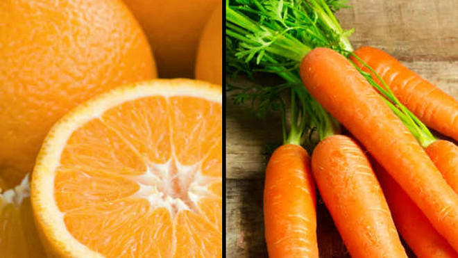 Không nên ăn cà rốt cùng với cam. Ảnh: Boldsky.