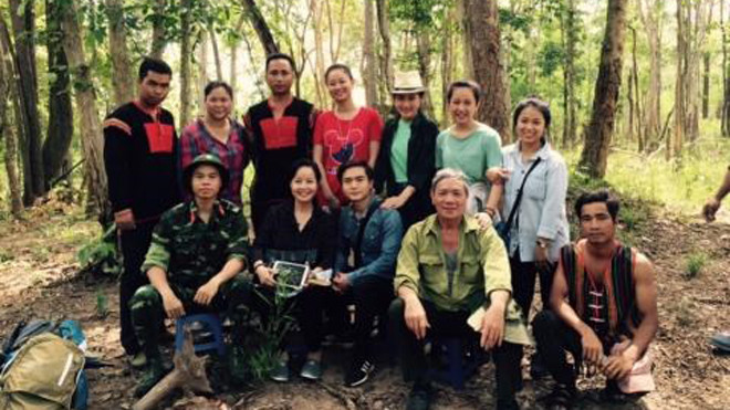 Điện ảnh Quân đội thực hiện các cảnh quay bộ phim "Mắt biển" tại Vườn quốc gia Yok Don. 