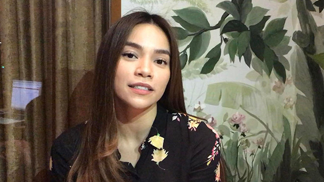 Ca sĩ Hồ Ngọc Hà.