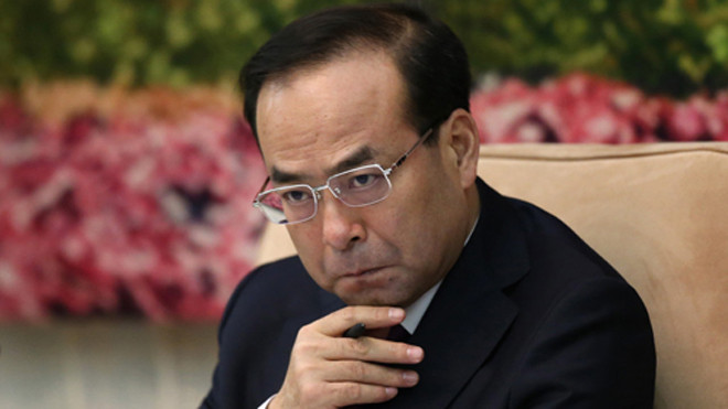 Tôn Chính Tài, người vừa mất chức bí thư Trùng Khánh. Ảnh: SCMP.
