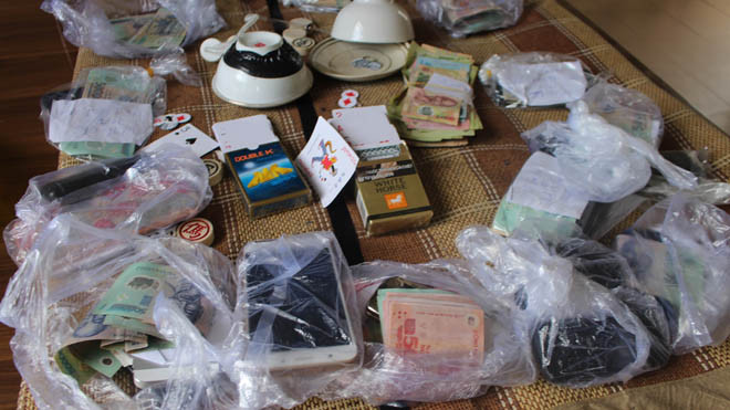 Tang vật bị cơ quan chức năng thu giữ