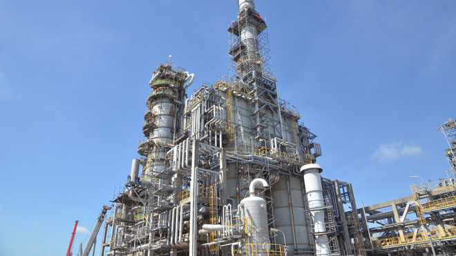 Phân xưởng CDU trong thời gian BDTT