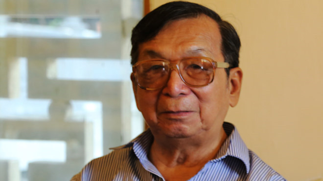 GS Trần Lâm Biền: Cần khôi phục giá trị tinh thần, phần lễ của Lễ hội và trả lại Lễ hội về đúng không gian văn hóa của nó (ảnh Dạ Minh)