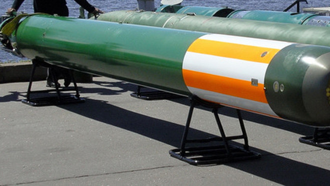 Fizik-2 trang bị đầu dò nhiệt, khác các loại ngư lôi thông thường. Ảnh: Bastion-Karpenko.