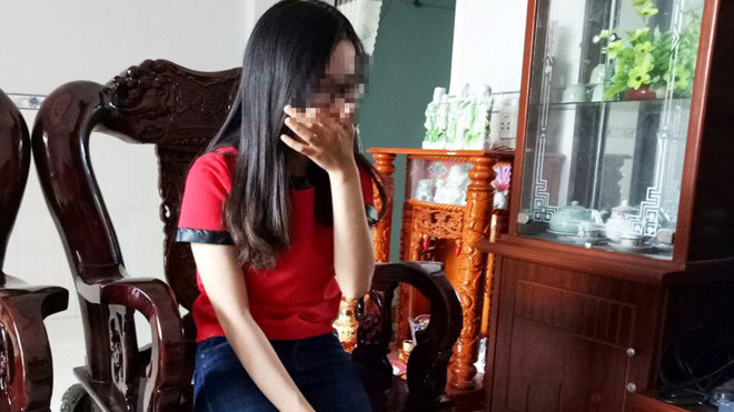 Nữ sinh Phương nói cô là nạn nhân của thông tin bịa đặt trên mạng. Ảnh: Ngọc An.