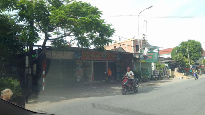 Khu vực xảy ra vụ xô xát và tiếng súng nổ. 