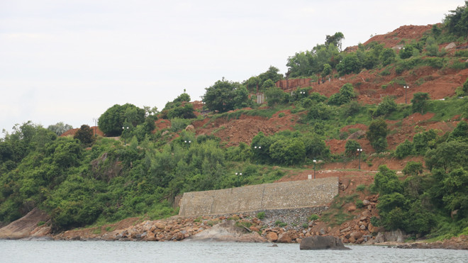 Một góc của khu 40 nền món biệt thự trái phép “cày xới” bán đảo Sơn Trà 