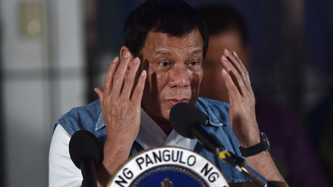 Tổng thống Philippines Rodrigo Duterte