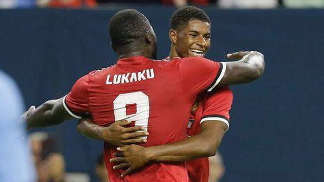 'Song sát' Lukaku - Rashford giúp M.U hạ gọn Man City