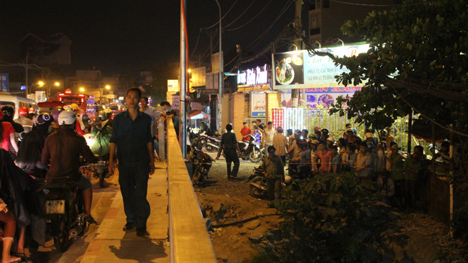 Hiện trường nơi xảy ra vụ việc.