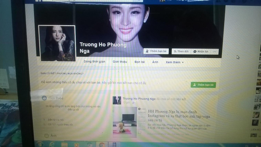  Trang Facebook mang tên Trương Hồ Phương Nga 