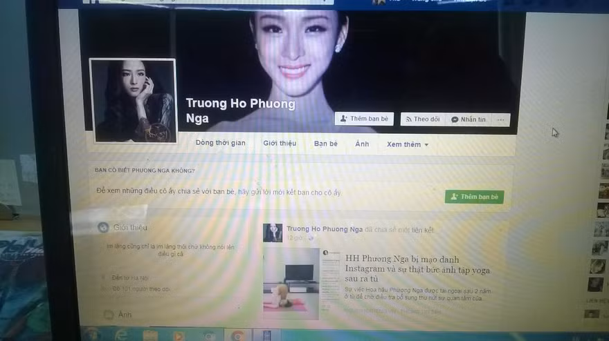  Trang Facebook mang tên Trương Hồ Phương Nga 