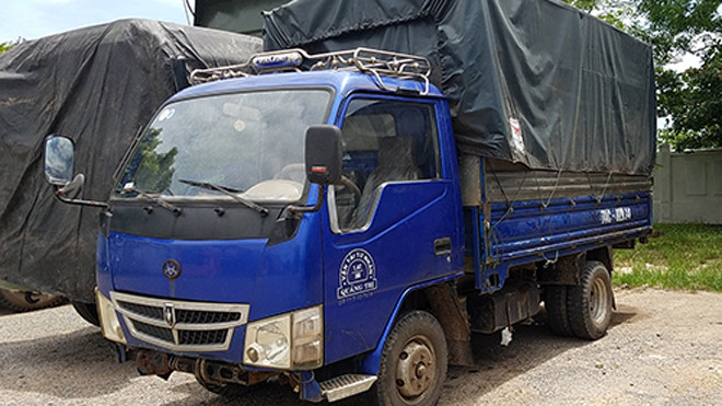 Chiếc xe Duy ăn trộm. Ảnh: QN