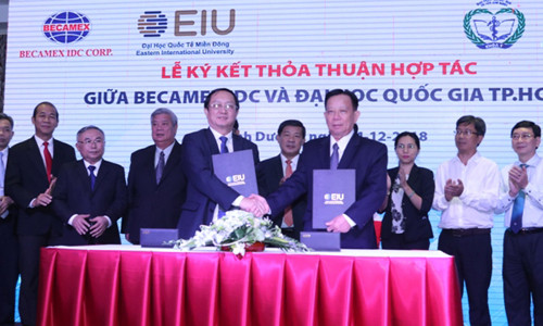 Becamex IDC ký hợp tác với ĐH Quốc gia TP.HCM