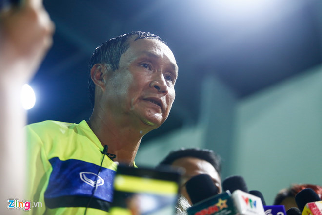 HLV Mai Đức Chung là người đưa Anh Đức trở lại đội tuyển Việt Nam. Ảnh: Thanh Hà 