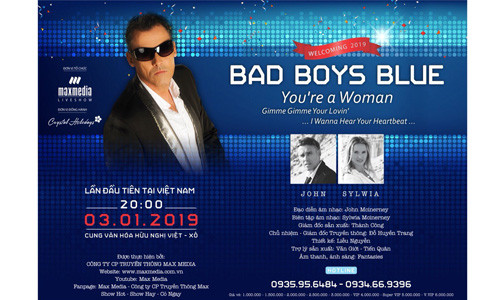Bad Boys Blue trở lại, Crystal Holidays ưu đãi lớn 