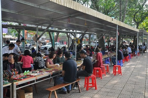 Dù chợ đã tồn tại hơn 30 năm, nhưng chợ chưa bao giờ xảy ra tình trạng mất an ninh trật tự.