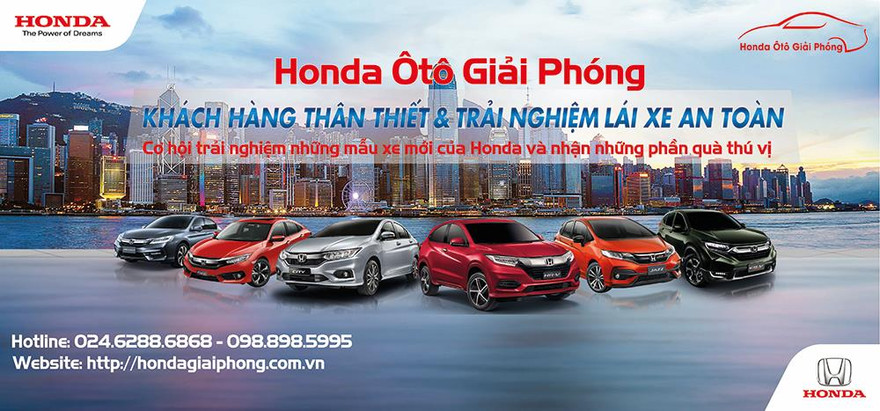 Trải nghiệm lái xe an toàn với Honda ôtô Giải Phóng ngày 16/3 