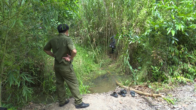 Hiện trường nơi xảy ra vụ việc.