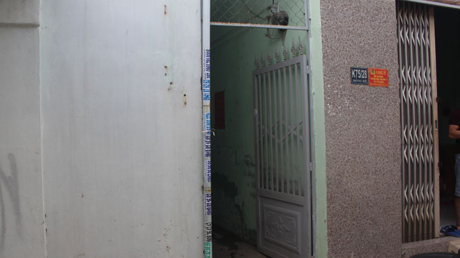 Hiện trường khu trọ nơi xảy ra vụ việc