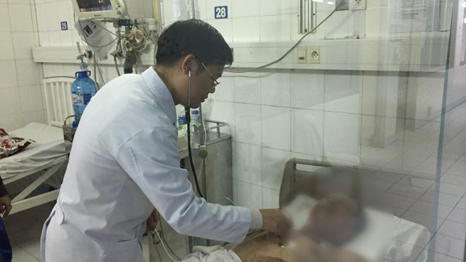 Hiện tại sức khỏe của cụ ông đã phục hồi tốt sau ca cấp cứu kéo dài gần 30 phút