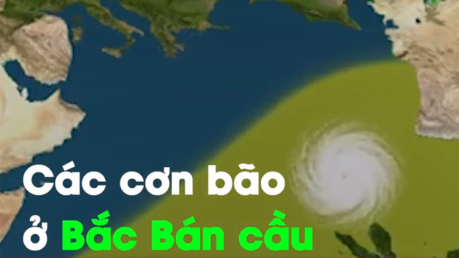 Tại sao các cơn bão xoay ngược chiều kim đồng hồ?