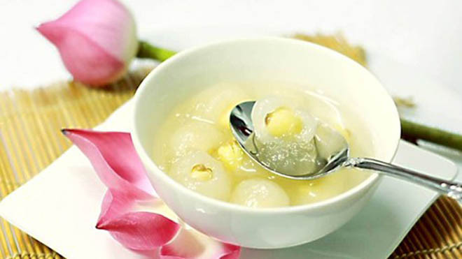 Chè hạt sen long nhãn ngon mát bổ