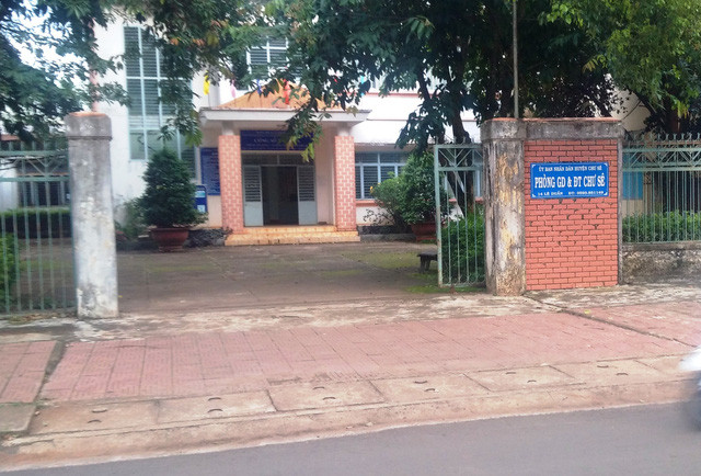 Phòng GD-ĐT nơi trước đó ông Nguyên công tác.