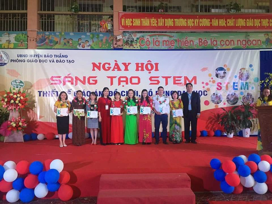 Tưng bừng ngày hội Stem tại huyện vùng cao Bảo Thắng