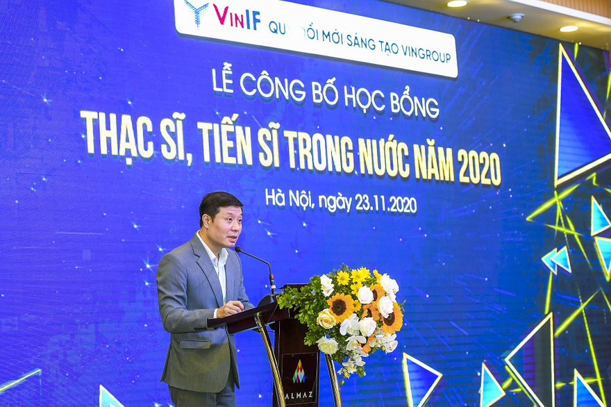 GS. Vũ Hà Văn (Giám đốc Khoa học Quỹ Đổi mới sáng tạo Vingroup) khẳng định: VinIF luôn nỗ lực hết sức để đồng hành cùng đội ngũ các nhà nghiên cứu trẻ, các cán bộ nghiên cứu khoa học