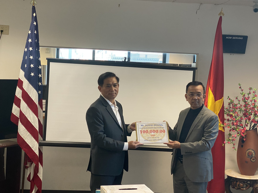 Ông David Dương - Chủ tịch Công ty CWS: Chia sẻ khó khăn với bà con miền Trung